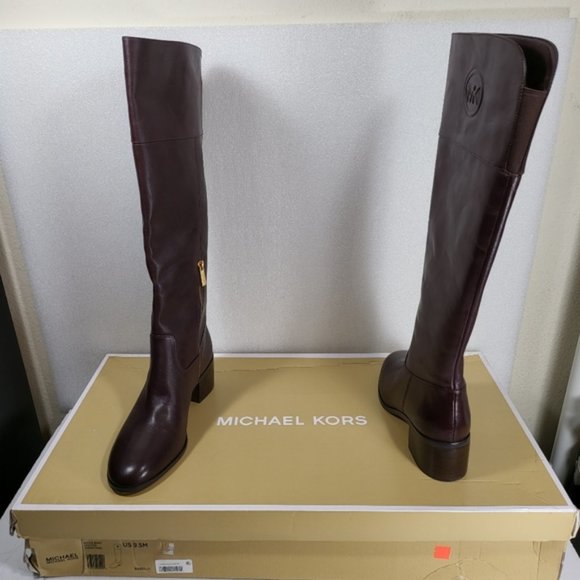 Michael Kors Women's Leather Dylyn Barolo SIZE-9.5- M - Picture 4 of 8